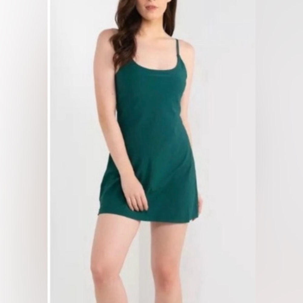 dark green abercrombie YPB athletic dress